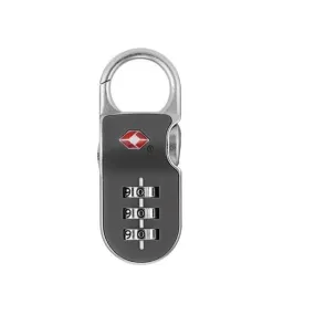 Yale YTP2/26/216 Resettable Travel Luggage Padlock Gry